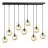 Emibig Pendant Cosmo Steel Black | Suitable for 9x E14 - Max 10W